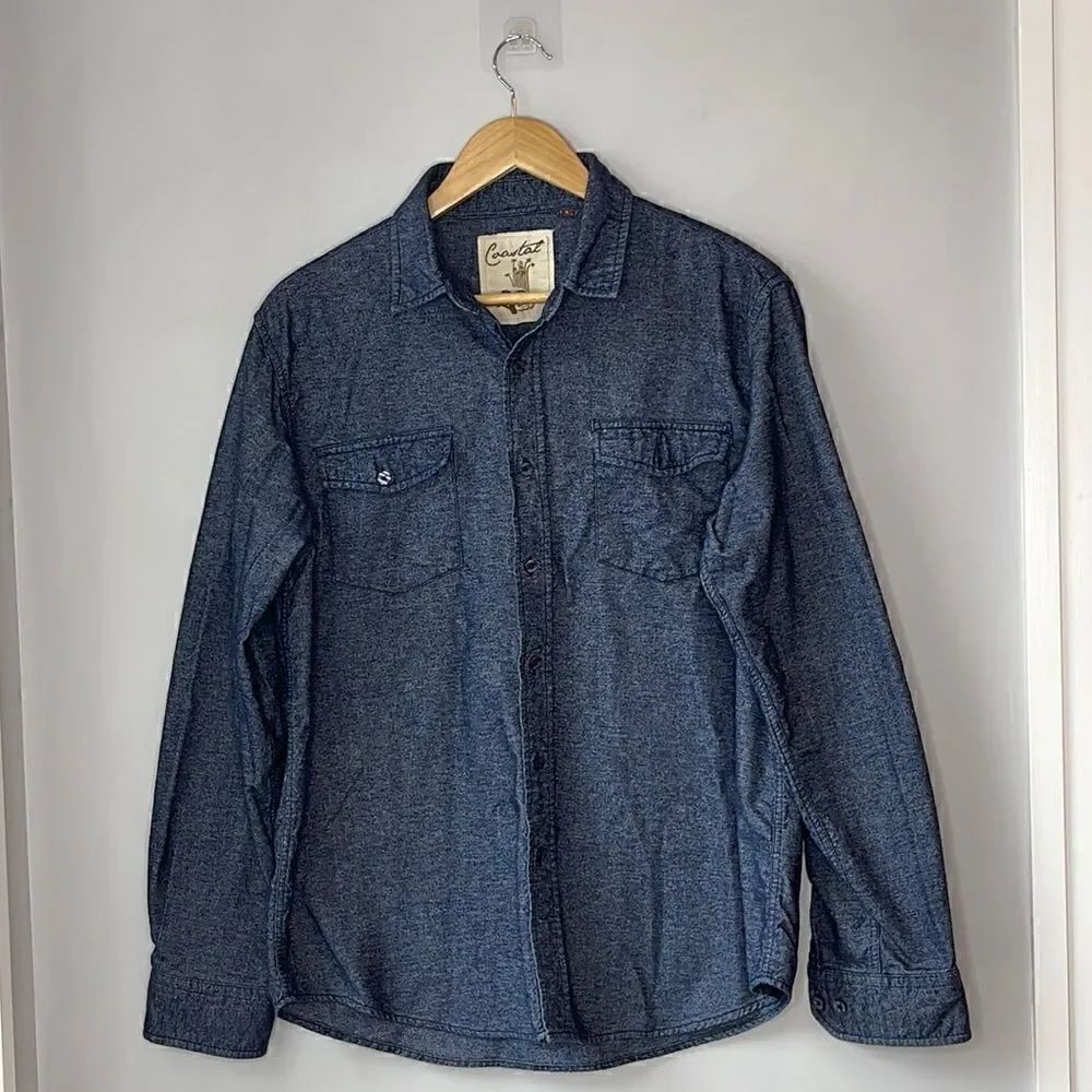 Coastal Cotton Button Down Flannel Shirt